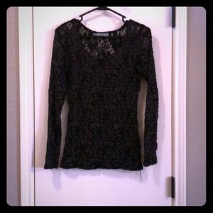 Lacey long sleeve top